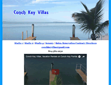 Tablet Screenshot of conchkeyvillas.com